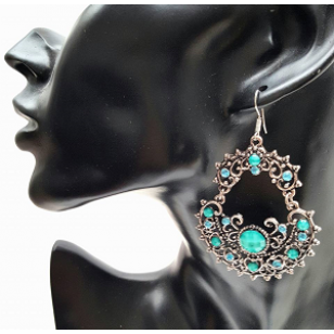 Oorbellen-Boho-Turqouise